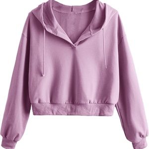 cropped hoodie